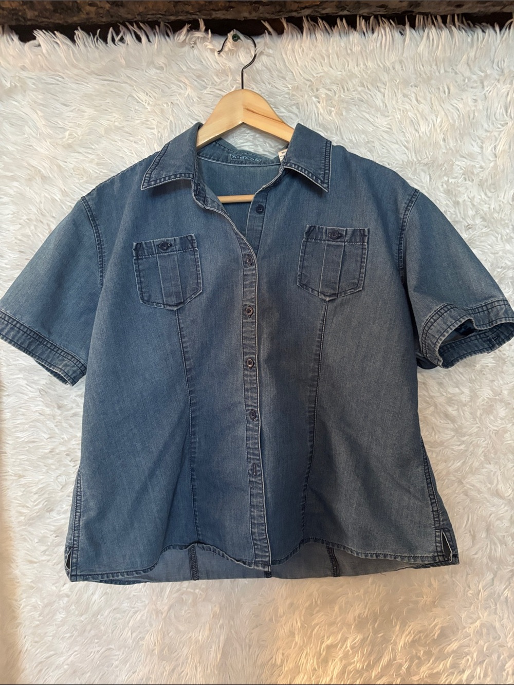 Riders by Lee Jean Button Down Blouse Size XL